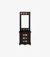 Roko Sheesham Wood Dressing Table with Drawer Storage (Walnut Finish) - Image 2