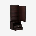 Cinader Sheesham Wood Dressing Table with Storage (Walnut Finish) - Image 2