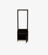Jelt Sheesham Wood Dressing Table with Drawer and Box Storage (Walnut Finish) - Image 2
