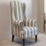 Danon Lounge Chair (Blue Stripe) - Image 2