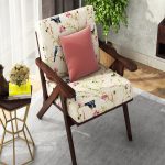 Crisper Lounge Chair (Cotton, Cream Robins) - Image 2