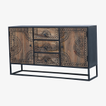 Tunis Metal Living Room Cabinets and Sideboard - Image 2