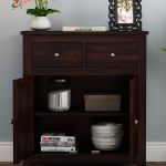 Clovis Sheesham wood Cabinet With Drawers - Image 2
