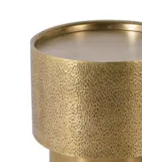 Colan Mango Wood with Brass Coated Coffee Table (Brass Finish) - Image 2