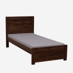 Sougur Sheesham Wood Single Bed without Storage (Provincial Teak Finish) - Image 3