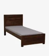 Sougur Sheesham Wood Single Bed without Storage (Provincial Teak Finish) - Image 3