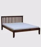 Eyva Sheesham Wood King Size Bed without Storage (Provincial Teak Finish) - Image 3