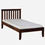 Ova Sheesham Wood Single Bed without Storage (Provincial Teak Finish) - Image 3