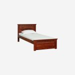 Zurndolf Sheesham Wood Single Bed in Honey Oak Finish - Image 3