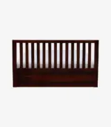 Eyva Sheesham Wood King Size Bed with Box Storage (Honey Oak Finish) - Image 3