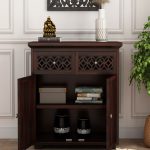 Cambrey Mini Sheesham wood Sideboard and Cabinet - Image 3