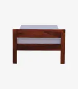 Enikel Sheesham Wood Single Bed without Storage (Honey Oak Finish) - Image 3