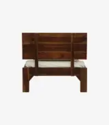 Bayvaria Sheesham Wood Single Bed without Storage (Provincial Teak Finish) - Image 3