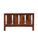 Amerillo Sheesham Wood King Size Bed without Storage (Honey Oak Finish) - Image 3