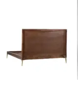 Norredro Solid Mango Wood King Size Bed without Storage (Brown Finish) - Image 3