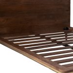 Fresco Double Bed Frame with Light Brown Natural Mango Wood - Image 3