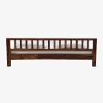 Hertford Sheesham Wood King Size Bed In Scratch Resistant Rustic Teak Finish - Image 3
