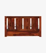 Amerillo Sheesham Wood King Size Bed with Box Storage (Honey Oak Finish) - Image 3
