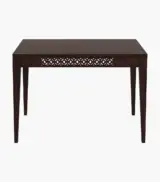 Clambrey Sheesham Wood 6 Seater Cushioned Dining Table Set with Bench (Walnut Finish) - Image 3