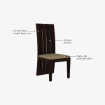 Terex 2 Seater Dining Set (Walnut Finish) - Image 3