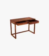 Jeames Sheesham Wood Computer Table with Drawer Storage (Honey Finish) - Image 3