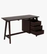 Elvina Sheesham Wood Computer Table with Drawer Storage (Walnut Finish) - Image 3