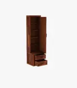Amberdeen Sheesham Wood Dressing Table with Storage and Drawers (Honey Finish) - Image 3