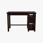 Graham Study Cum Drafting Table with Drawer and Open Shelves (Walnut Finish) - Image 3