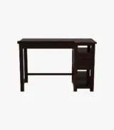 Bilgraham Sheesham Wood Study Cum Drafting Table with Drawer and Open Shelves (Walnut Finish) - Image 3