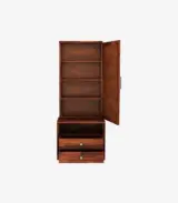 Carnivel Sheesham Wood Dressing Table with Drawer Storage (Honey Finish) - Image 3