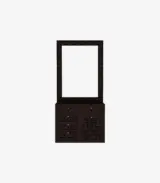 Growler Sheesham Wood Dressing Table with Drawer Storage (Walnut Finish) - Image 3