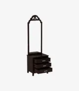 Allon Sheesham Wood Dressing Table with Drawer Storage (Walnut Finish) - Image 3