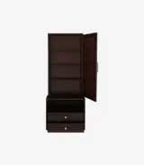Carnivel Sheesham Wood Dressing Table with Drawer Storage (Walnut Finish) - Image 3