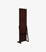 Wolter Sheesham Wood Full Length Dressing Mirror (Walnut Finish) - Image 3