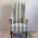Danon Lounge Chair (Blue Stripe) - Image 3