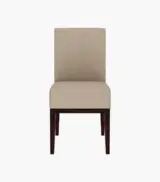 Omnega Sheesham Wood Frame with Cushioned Velvet Seating Lounge Chair (Sand Beige with Walnut Finish) - Image 3