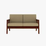 Bambi Wooden Sofa Set (Honey Finish) - Image 5