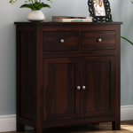 Clovis Sheesham wood Cabinet With Drawers - Image 3