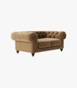 Wonston Two Seater Sofa Set (Brown Finish) - Image 3