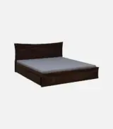 Agenic Sheesham Wood King Size Bed with Drawer Storage (Provincial Teak Finish) - Image 3