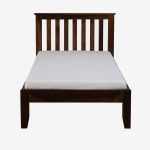Ova Sheesham Wood Single Bed without Storage (Provincial Teak Finish) - Image 4