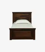 Stonfield Sheesham Wood Single Bed without Storage (Provincial Teak Finish) - Image 4