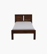 Virnica Sheesham Wood Single Bed without Storage (Provincial Teak Finish) - Image 4