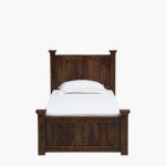 Cortagena Sheesham Wood Single Bed without Storage (Provincial Teak Finish) - Image 4