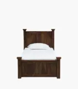 Cortagena Sheesham Wood Single Bed without Storage (Provincial Teak Finish) - Image 4