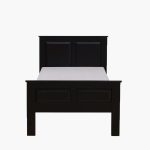 Sheesham Wood Single Bed In Scratch Resistant Teak Finish - Image 4