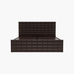 Chocolate Queen Size Bed in Cola Rain Finish With Hydraulic Storage - Image 4