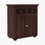 Cambrey Mini Sheesham wood Sideboard and Cabinet - Image 4