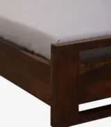 Agenic Sheesham Wood Single Bed without Storage (Provincial Teak Finish) - Image 4