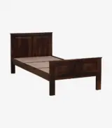 Arrista Sheesham Wood Single Bed without Storage (Teak Finish) - Image 4